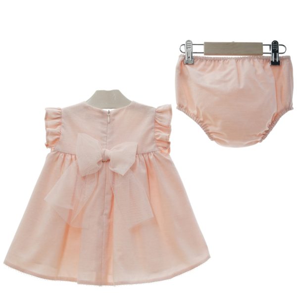 Vestido con bordados y braguita - Imagen 2