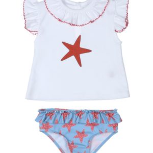 Conjunto baño niña estrellitas