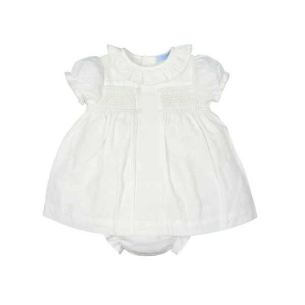 Jesusin smock con puntilla cuello y culotte "Familia Specially" MAC ILUSION